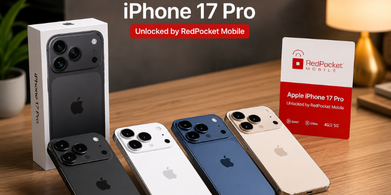 Apple iPhone 17 Pro Unlocked by RedPocket Mobile